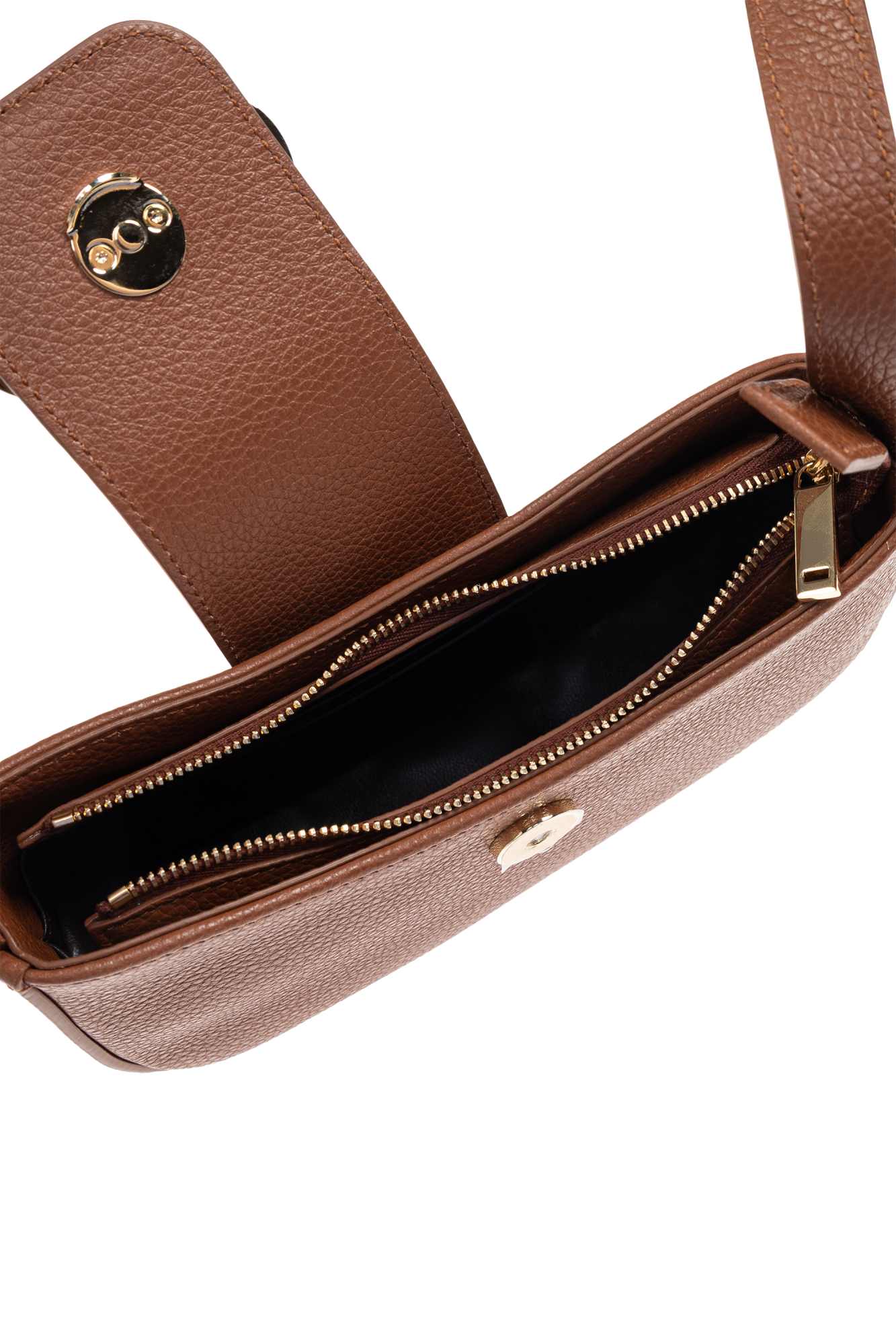 ショルダーバッグ・ポシェット FERRAGAMO SHOULDER BAGS BROWN Ferragamo Brown Shoulder Bag - Ann's Fabulous Closeouts